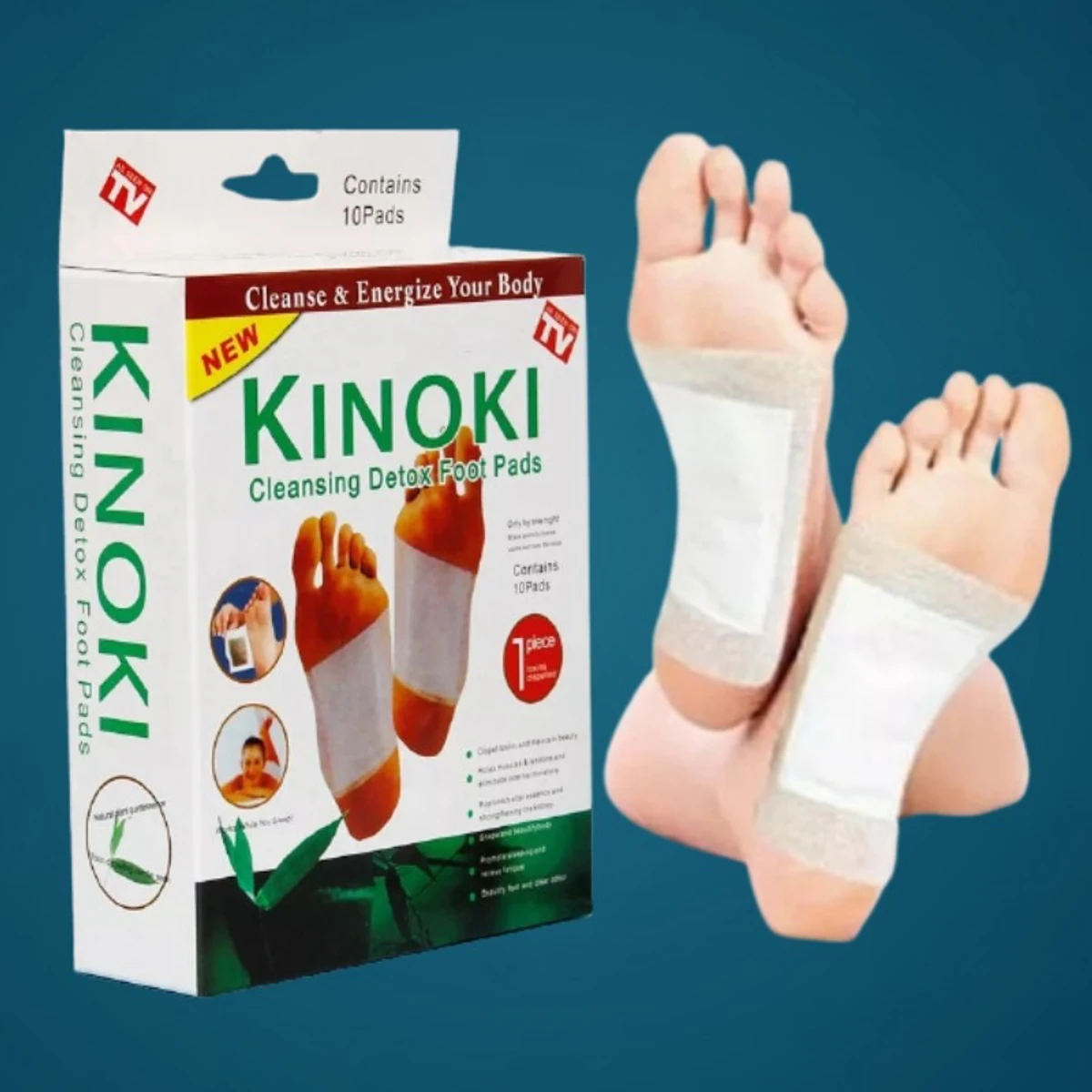 kinoki detox foot pad 10 pis