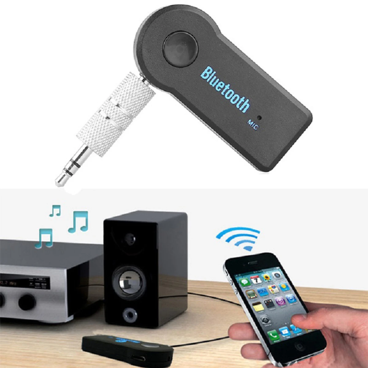 Wireless Car Bluetooth Receiver Adapter - 3543